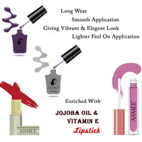 Asmee Hamper 4 Lipstick | Sanitizer | Nail Polish