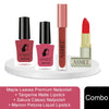 Asmee Hamper 11 Maple Leaves Premium Nail Polish | Tangerine Matte Lipstick | Sakura Classic Nail Polish | Maroon Petunia Liquid Lipstick