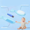Majestique Baby Hair Brush, Comb And Nail Cutter Set For Newborns & Toddlers Blue Kit