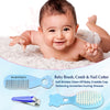 Majestique Baby Hair Brush, Comb And Nail Cutter Set For Newborns & Toddlers Blue Kit
