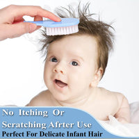 Majestique Baby Hair Brush, Comb And Nail Cutter Set For Newborns & Toddlers Blue Kit