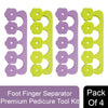 Majestique Foot Finger Separator Premium Pedicure Tool Kit Kit