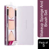 Majestique Makeup Sponge And Brush Set 5 Pieces