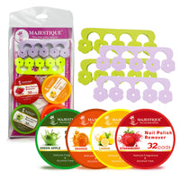Majestique Nail Polish Removal & Toe Separator Set 8 Pieces 8 Pieces