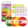 Majestique Nail Polish Removal & Toe Separator Set 8 Pieces 8 Pieces
