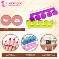 Majestique Nail Polish Removal & Toe Separator Set 8 Pieces 8 Pieces