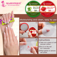 Majestique Nail Polish Removal & Toe Separator Set 4 Pieces 4 Pieces