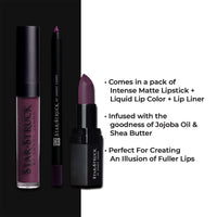 Star Struck by Sunny Leone 3PC Lip Kit (Lipstick + Lip Gloss + Lip Liner)