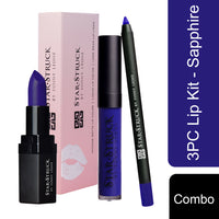 Star Struck by Sunny Leone 3PC Lip Kit (Lipstick + Lip Gloss + Lip Liner)