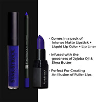 Star Struck by Sunny Leone 3PC Lip Kit (Lipstick + Lip Gloss + Lip Liner)