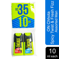 Engage ON Chhota Spicy Twist + ON Fresh Fizz Assorted Pocket Perfume For Man