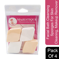 Majestique Face Sponges Multicolor 4 Pieces