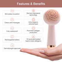 Flawless Finishing Touch Flawless Cleanse Silicone Face Scrubber And Cleanser