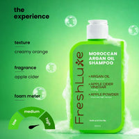 FreshLuxe Moroccan Argan Oil Shampoo for Men & Women 200 ml