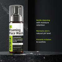 Ustraa Foaming Face Wash with Ceramide & Hyaluronic Acid 150 ml