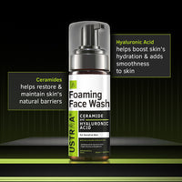 Ustraa Foaming Face Wash with Ceramide & Hyaluronic Acid 150 ml
