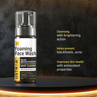 Ustraa Foaming Face Wash Skin Brightening & Deep Cleanse 150 ml