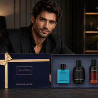 Fragrance & Beyond Iconic Mini Perfume Discovery 3x30 ML Set for Men | Ombree, Guilty & Versus | Long Lasting Best Luxury Perfume Combo | Premium Fragrance | Travel Friendly Gift Set for Man 30*3ml - 6