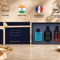 Fragrance & Beyond Iconic Mini Perfume Discovery 3x30 ML Set for Men | Ombree, Guilty & Versus | Long Lasting Best Luxury Perfume Combo | Premium Fragrance | Travel Friendly Gift Set for Man 30*3ml - 8