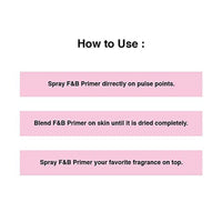 Fragrance & Beyond Fragrance Primer Perfume 30ML
