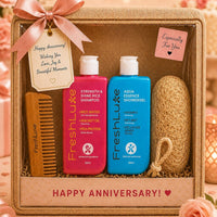 FreshLuxe Anniversary & Wedding Gift Hamper for Men - Gift for Husband | Box, Basket & Anniversary Hamper for Him | Grooming Kit & Skin Care Kit - 1