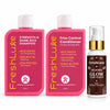 FreshLuxe Rice Water Shampoo, Conditioner & Hair Serum Combo for Dry & Frizzy Hair 200ml + 200ml + 50ml - 1