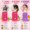 FreshLuxe Rice Water Hair & Skin Care Kit: Shampoo, Conditioner & Face Wash Combo 200ml + 200ml + 100ml - 2