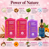 FreshLuxe Rice Water Hair & Skin Care Kit: Shampoo, Conditioner, Face Wash & 10% Niacinamide Face Serum Set of 4 - 2