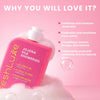 FreshLuxe Body Wash and Body Lotion Combo: Jojoba Silk Rose Shower Gel with Jojoba Oil + Daily Dew Perfume Body Lotion with BHA & Shea Butter 200ml + 200ml - 4