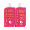 FreshLuxe Body Wash and Body Lotion Combo: Valley Whisper Lactic Acid Shower Gel + Daily Muse Brightening Perfume Body Lotion with AHA & Niacinamide 200ml + 200ml - 2