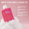 FreshLuxe Body Wash and Body Lotion Combo: Valley Whisper Lactic Acid Shower Gel + Daily Muse Brightening Perfume Body Lotion with AHA & Niacinamide 200ml + 200ml - 4
