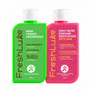FreshLuxe Body Wash and Body Lotion Combo: Rain Forest Oil Control Shower Gel with Multani Mitti + Daily Muse Brightening Perfume Body Lotion with AHA & Niacinamide 200ml + 200ml - 2