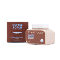 FreshLuxe Coffee Crush Face & Body Scrub for Tan Removal 170 g