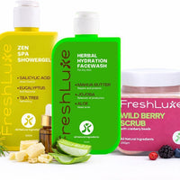 FreshLuxe Exfoliation Combo for Men & Women | All Skin Type| 300ml + 200g
