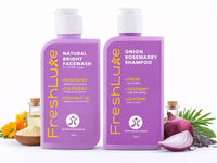 FreshLuxe Glow & Growth Combo Rice Water Facewash & Growth Boost Shampoo 300ml