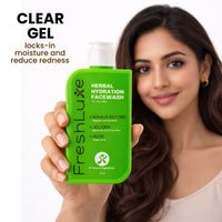 FreshLuxe Herbal Hydration Face Wash for Men & Women 100 ml