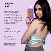 FreshLuxe Onion & Rosemary Growth Boost Shampoo for Men & Women 200 ml