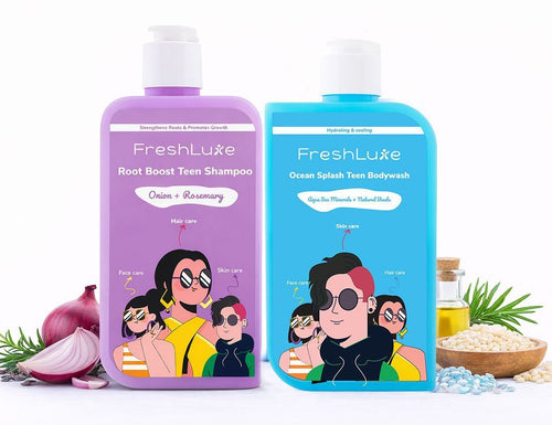 FreshLuxe Teen Care Combo | Boys & Girls | All Skin Type | 200ml each