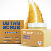 FreshLuxe Ubtan Face and Body Scrub for Men & Women 200 g