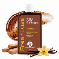 FreshLuxe Wood Myst Body Wash Shower Gel for Men & Women 200 ml
