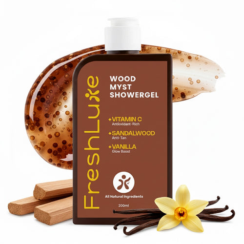 FreshLuxe Wood Myst Body Wash Shower Gel for Men & Women 200 ml