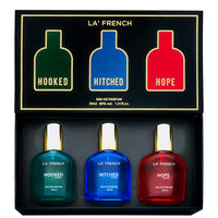 La French Hooked Hitched & Hope Gift Set Perfume for men 3 x 30 ml