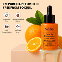 Ghar Soaps 10% Vitamin C Serum with Ferulic Acid & Saffron 30 ml – Brightening, Dark Spot Removal & Hydrating Face Serum for All Skin Types - 5