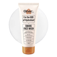 Ghar Soaps Swarg Face Wash | For soft and supple skin | With 16 Hyaluronic Acid Complex, Hydrolysed Milk Protein and Panthenol (Pro-Vitamin B5) | For All Skin Types 100ml - 1