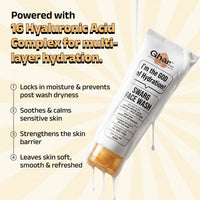Ghar Soaps Swarg Face Wash | For soft and supple skin | With 16 Hyaluronic Acid Complex, Hydrolysed Milk Protein and Panthenol (Pro-Vitamin B5) | For All Skin Types 100ml - 6