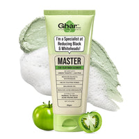 Ghar Soaps Master Clay Mask Cleanser | For reducing blackheads and whiteheads | With Green Tomato Extract & Kaolin + green clay | For all skin types - 1