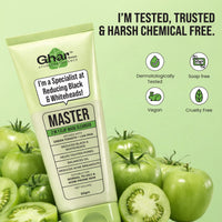 Ghar Soaps Master Clay Mask Cleanser | For reducing blackheads and whiteheads | With Green Tomato Extract & Kaolin + green clay | For all skin types - 2