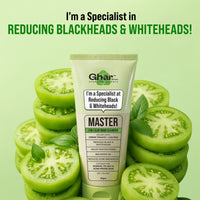Ghar Soaps Master Clay Mask Cleanser | For reducing blackheads and whiteheads | With Green Tomato Extract & Kaolin + green clay | For all skin types - 3