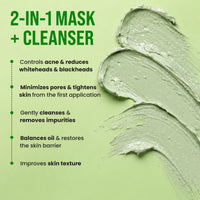 Ghar Soaps Master Clay Mask Cleanser | For reducing blackheads and whiteheads | With Green Tomato Extract & Kaolin + green clay | For all skin types - 5