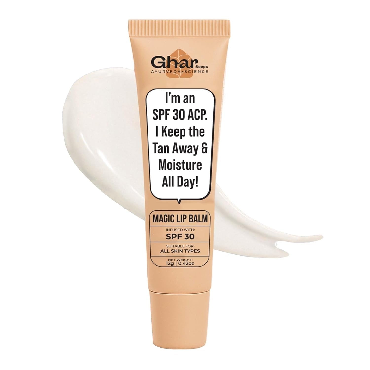 Ghar Soaps Ghar Soap Brightening Magic Lip Balm 12gm - 1